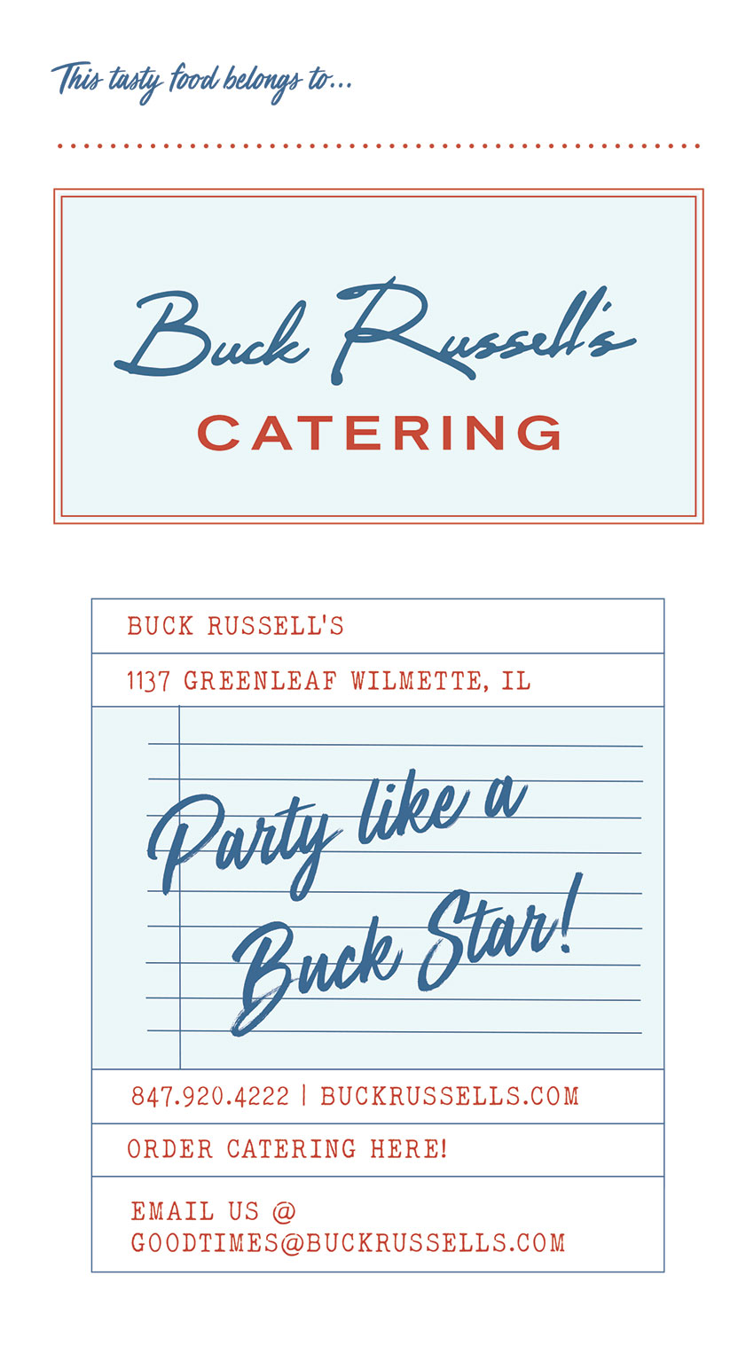 Catering Menu